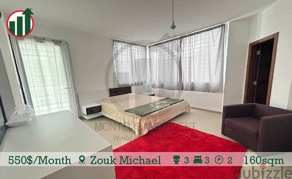 Fully Furnished Apartment for rent in Zouk Michael! 3
