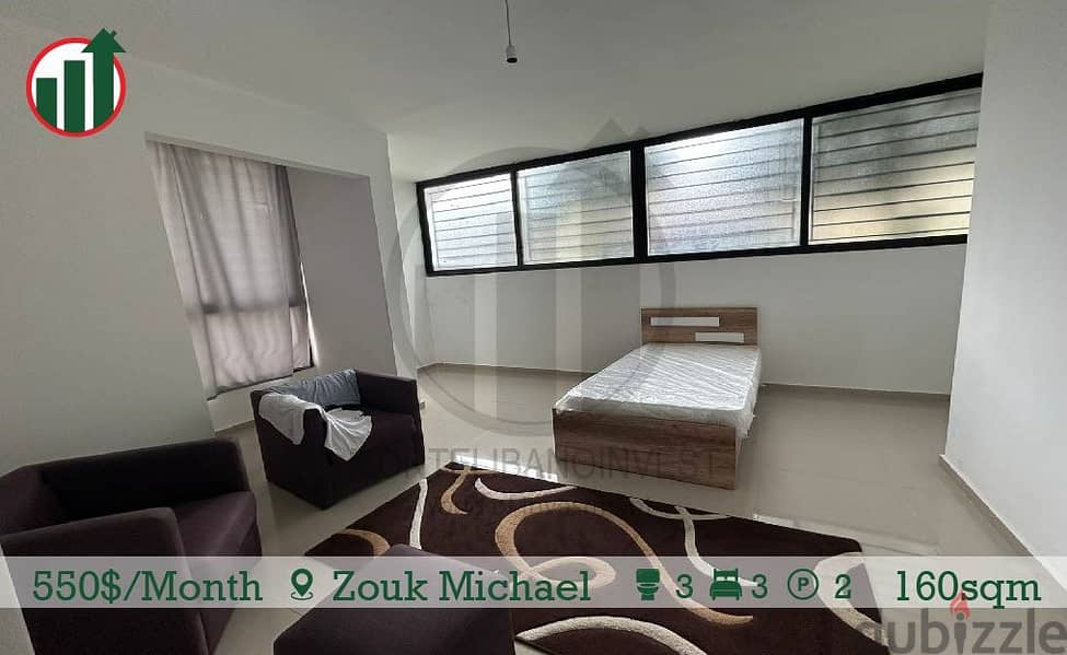 Fully Furnished Apartment for rent in Zouk Michael! 4