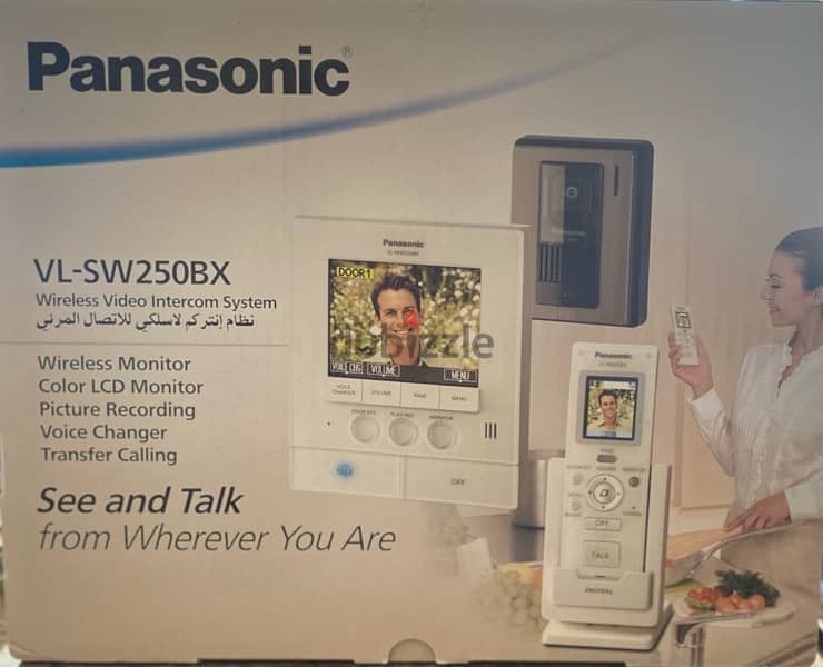 Panasonic wireless video intercom system نظام انتركم لاسلكي 1