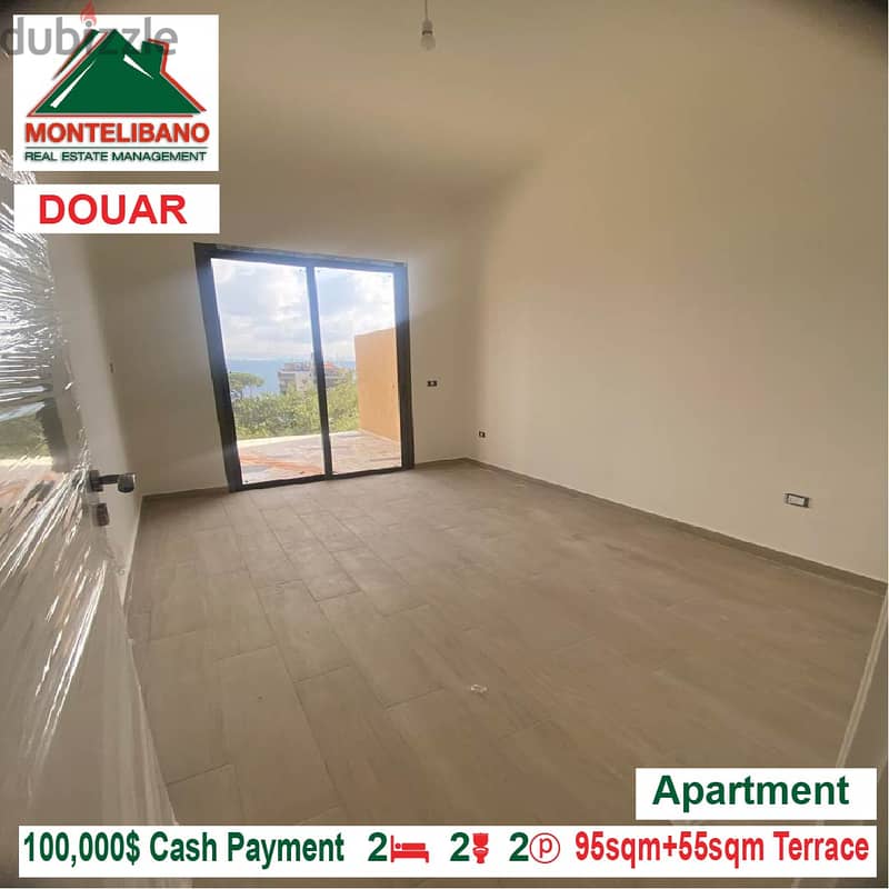 100,000$!! Apartment for sale located in Douar 1