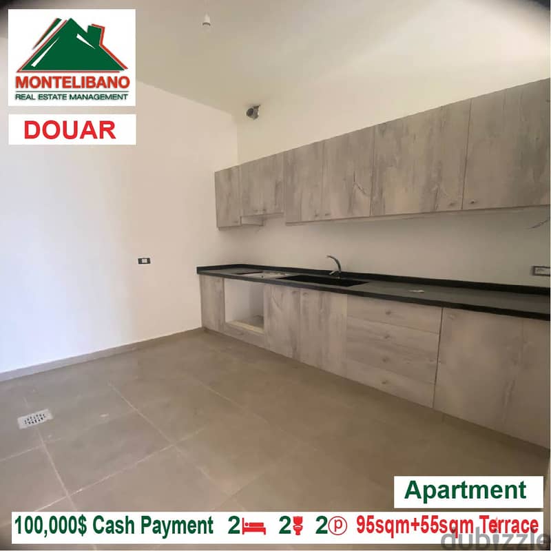 100,000$!! Apartment for sale located in Douar 3