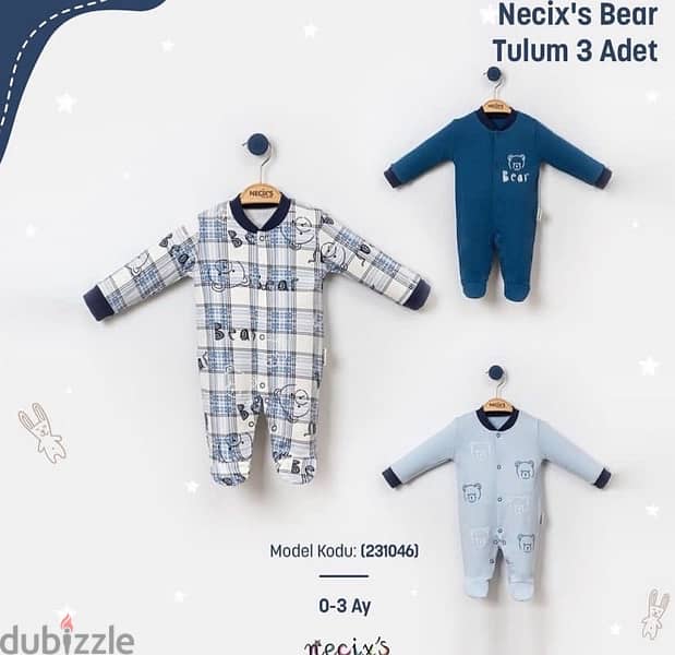 0-3 months baby boys turkish clothes 3