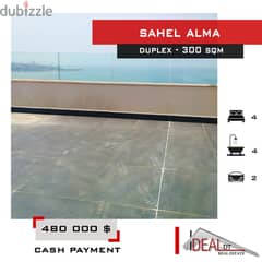 Duplex for sale in Sahel Alma 300 sqm ref#jh17313