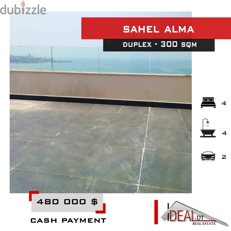 Duplex for sale in Sahel Alma 300 sqm ref#jh17313 0