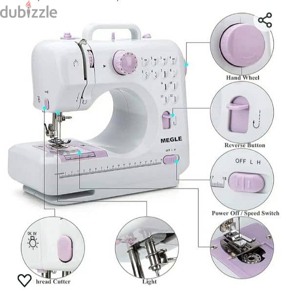 MARIG FHSM-505 Mini Sewing Machine / 3$ delivery 1