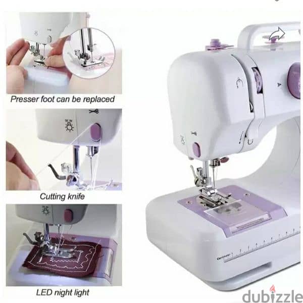 MARIG FHSM-505 Mini Sewing Machine / 3$ delivery 4