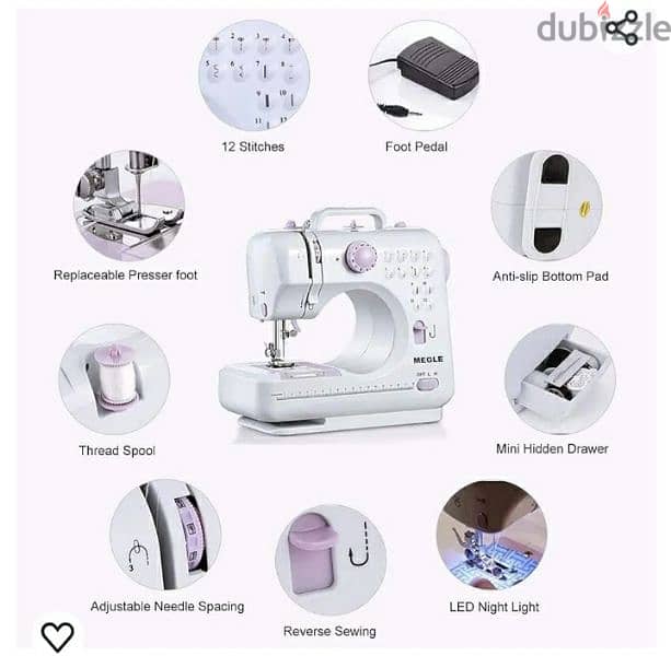MARIG FHSM-505 Mini Sewing Machine / 3$ delivery 7