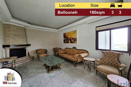 Ballouneh 180m2 | Luxurious | View | Catch |