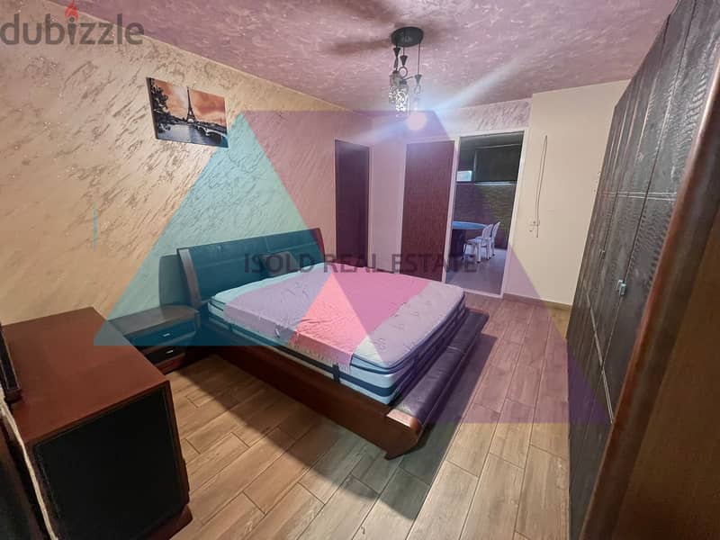 Decorated & Furnished 330m2 apartment+mountain view for sale in Ghazir 12