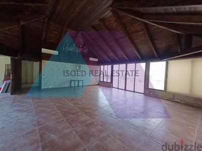 A 600 m2 Restaurant/Building +1000 m2 land  for rent in Bikfaya