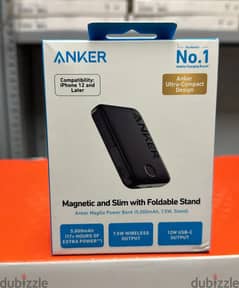 Anker MagGo power bank 5000mah magnetic and slim with foldable stand 0