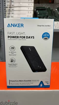 Anker powercore metro Essential 20000pd power bank 0