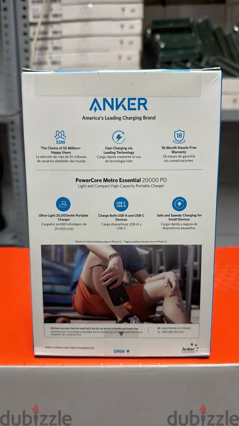 Anker powercore metro Essential 20000pd power bank 1
