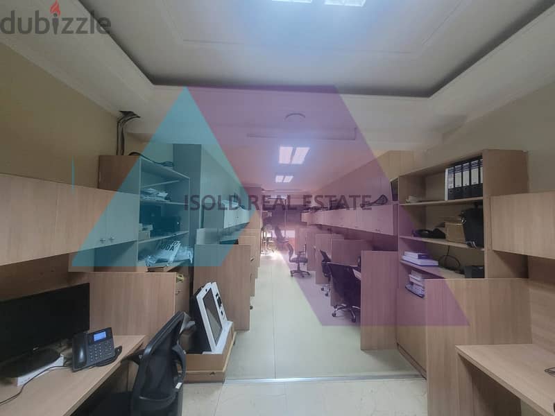 Fully Equipped & Furnished 270 m2 office for sale in Dbaye Highway 8