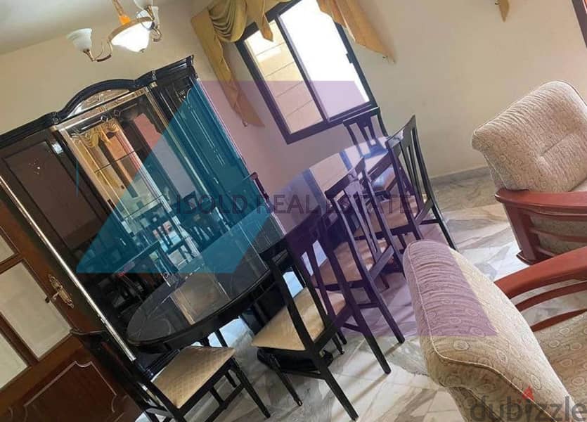 A furnished 120 m2 apartment for sale in Nahr Ibrahim 2