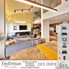 Faitroun | Signature | Furnished/Equipped/Decorated Lux Duplex Chalet 0