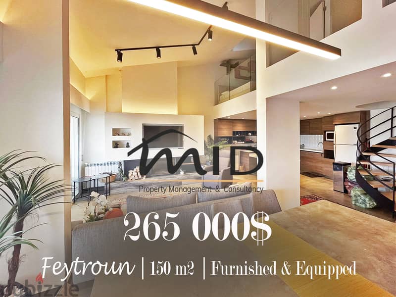 Faitroun | Signature | Furnished/Equipped/Decorated Lux Duplex Chalet 1