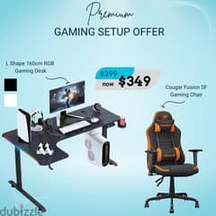 Gaming Desk + Chair Offer 0