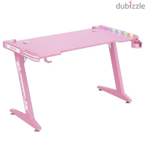 The Pink Gaming Desk + Chair Deal 4