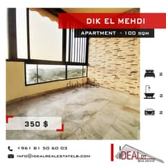 350 $ Apartment for rent in Dik E Mehdi 100 sqm ref#ag20186