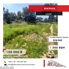 Land For sale In Bikfaya 1300 sqm ref#ag201188