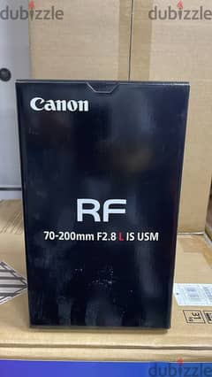 Canon Lens RF 70-200mm F2.8 L IS USM brand new & great price 0