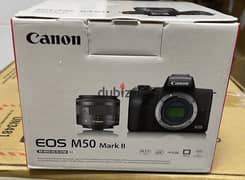CANON EOS M50 MARK II EF-M15-45 IS STM Kit brand new & original price 0