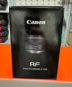 Canon Lens RF 24mm F1.8 Macro IS STM brand new & original price