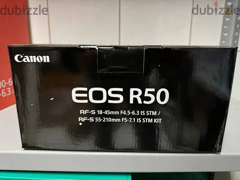 Canon EOS R50 RF-S 18-45mm F4.5-6.3 IS STM/RF-S 55-210mm F5-7.1 IS STM 1