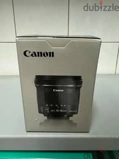 Canon Lens EFS 10-18mm F/4.5-5.6 IS STM brand new & good offer 0