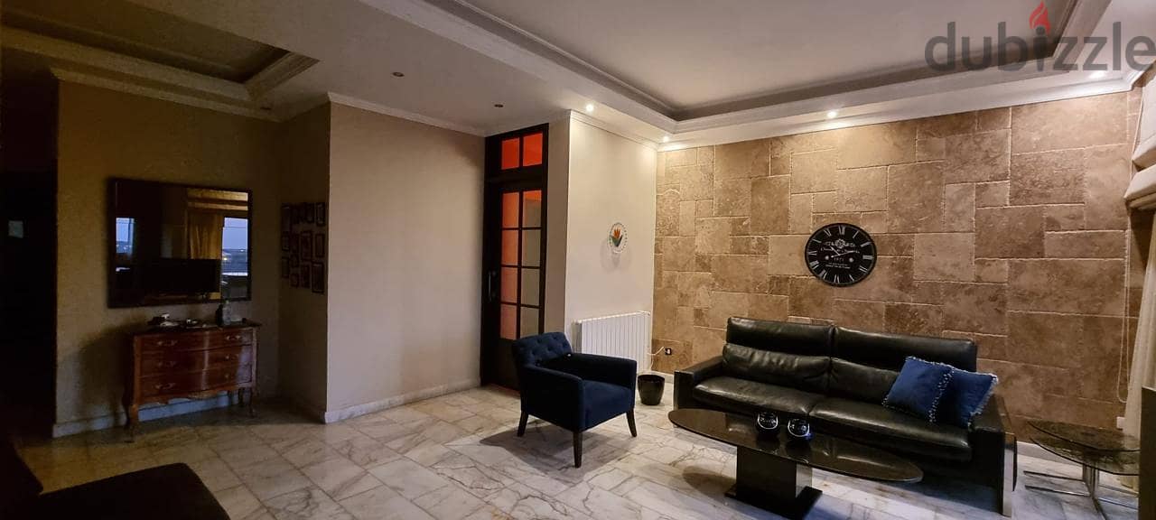 Mansourieh furnished apartment with terrace panoramic view Ref#6136 3