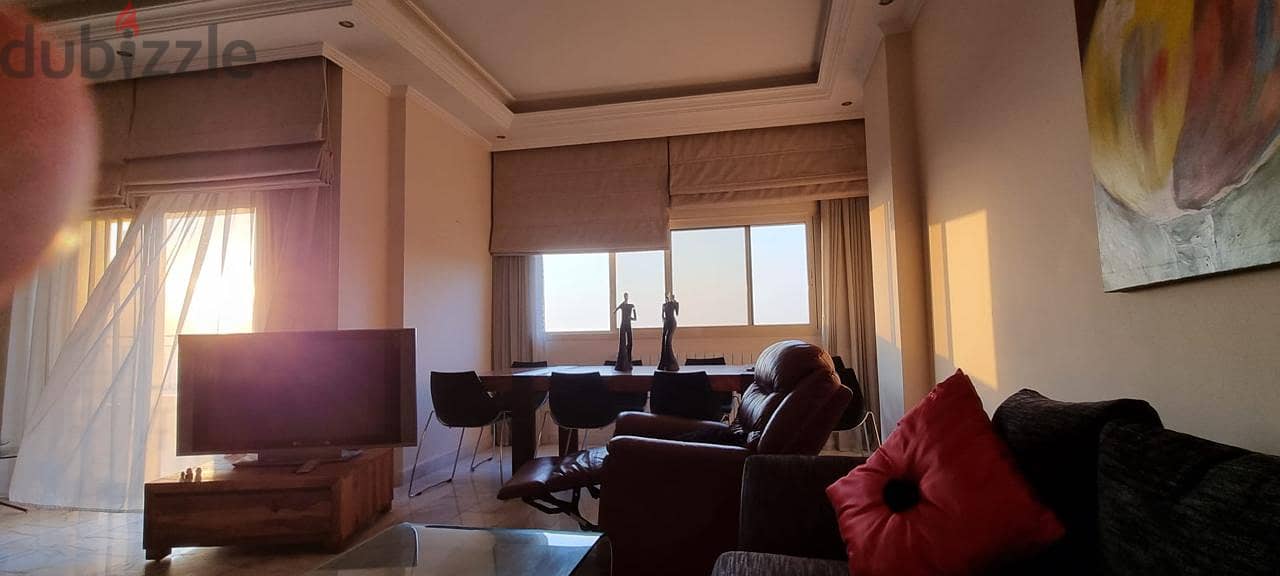 Mansourieh furnished apartment with terrace panoramic view Ref#6136 4