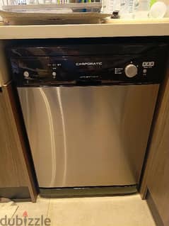 Campomatic Dishwasher Black Stainless Steel