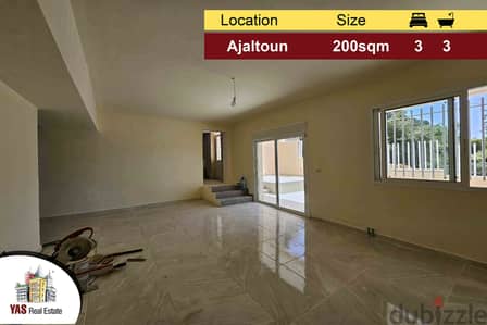 Ajaltoun 200m2 | 40m2 Terrace | New | Quiet Street | Catch | TO |