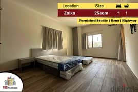 Zalka 25m2 | Furnished Studio | Rent | Cozy | Main road | KA | 0
