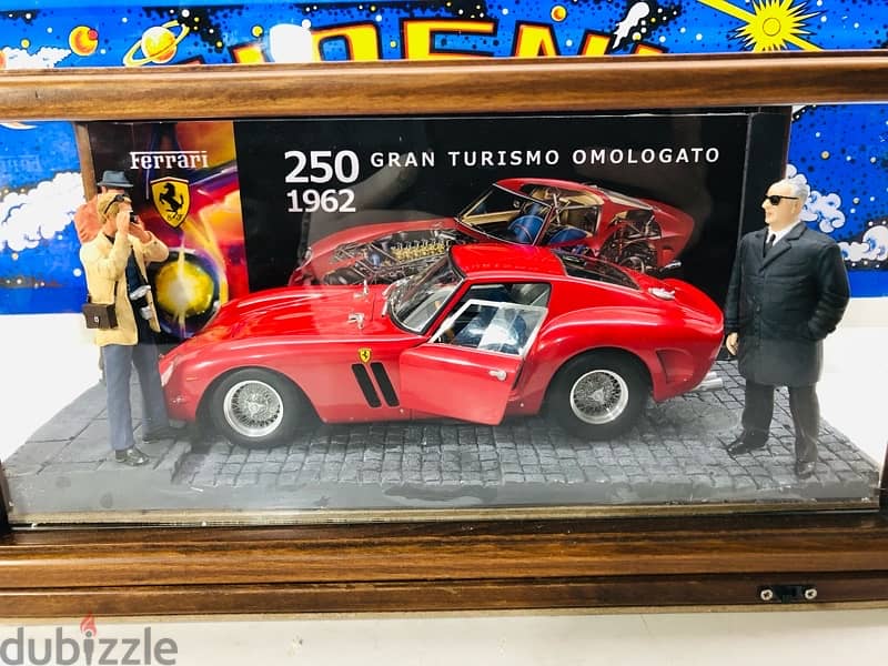 1/18 diecast Ferrari 250 GTO Omologation day with Enzo Ferrari Diorama 2
