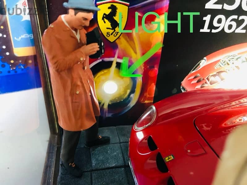 1/18 diecast Ferrari 250 GTO Omologation day with Enzo Ferrari Diorama 5