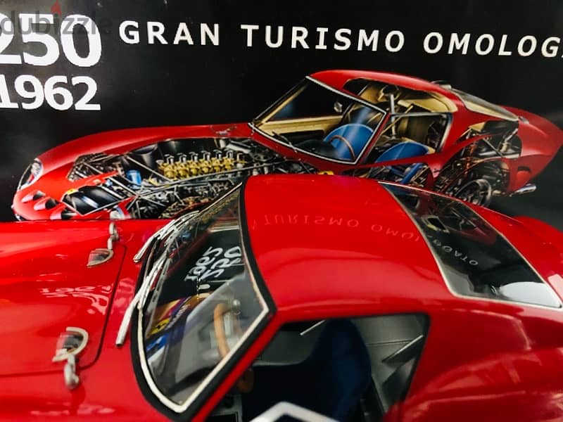 1/18 diecast Ferrari 250 GTO Omologation day with Enzo Ferrari Diorama 8