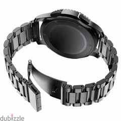 Watch Band in Black Stainless Steel 22mm
