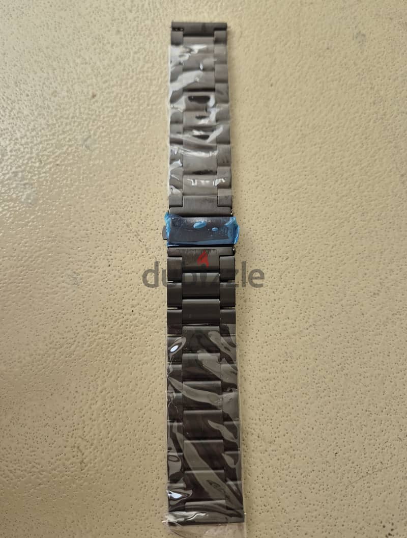 Watch Band in Black Stainless Steel 22mm 14