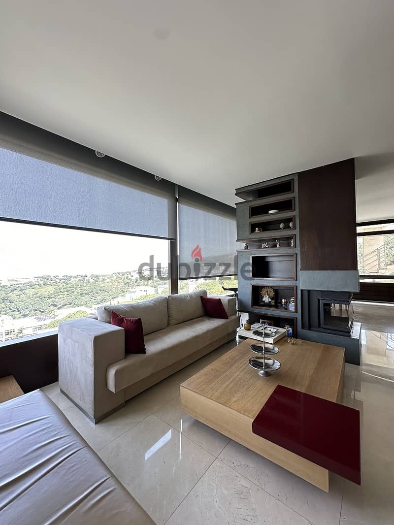 Furnished Apartment (Duplex) with Rooftop for Sale in Ain Saadeh 6