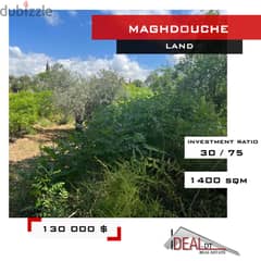 Land for sale in Maghdouche 1400 sqm ref#jj26076