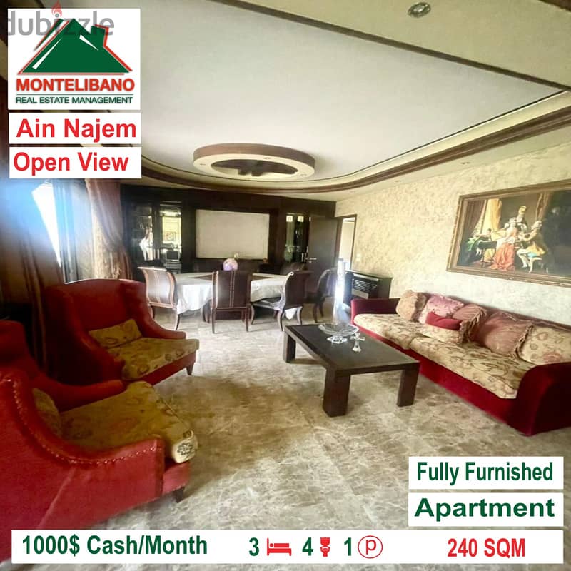 Apartment for rent in Ain Najem!!! 3