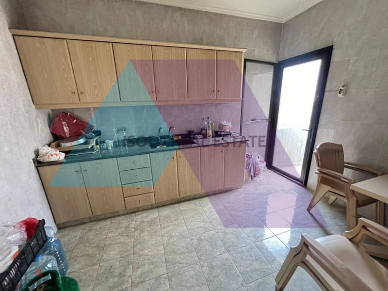 A 120 m2 apartment having an open sea view for sale in Kaslik 2