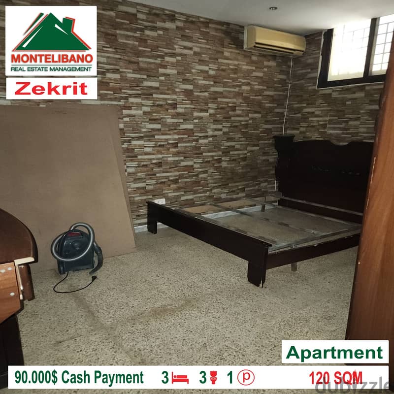 Apartment for sale in Zekrit!!! 2