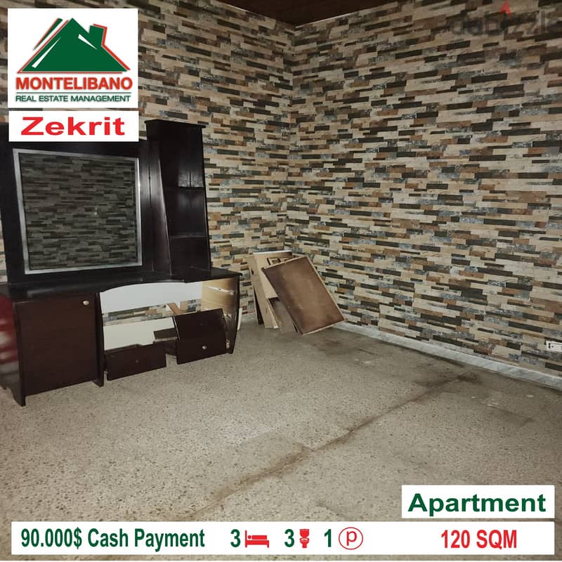 Apartment for sale in Zekrit!!! 4