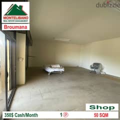Shop for rent in Broumana!!