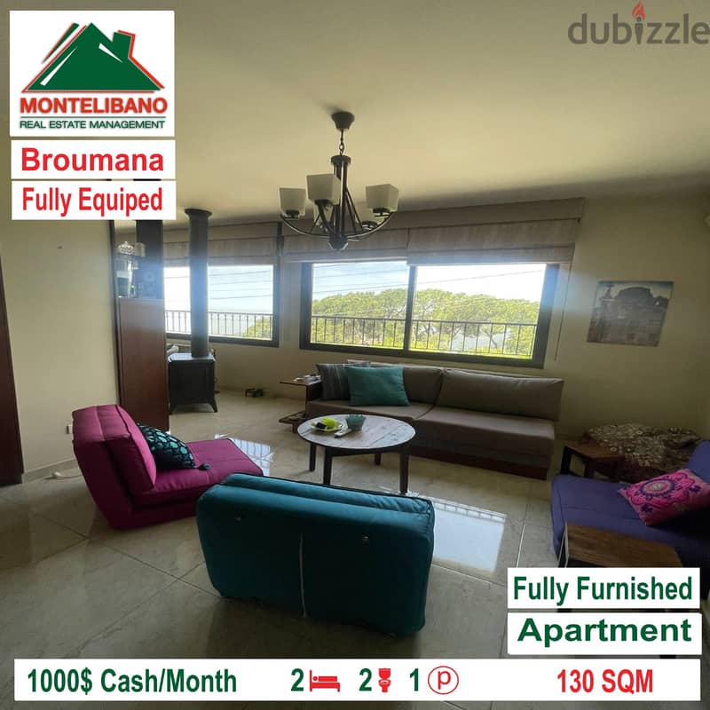 Apartment for rent in Broumana!! 0