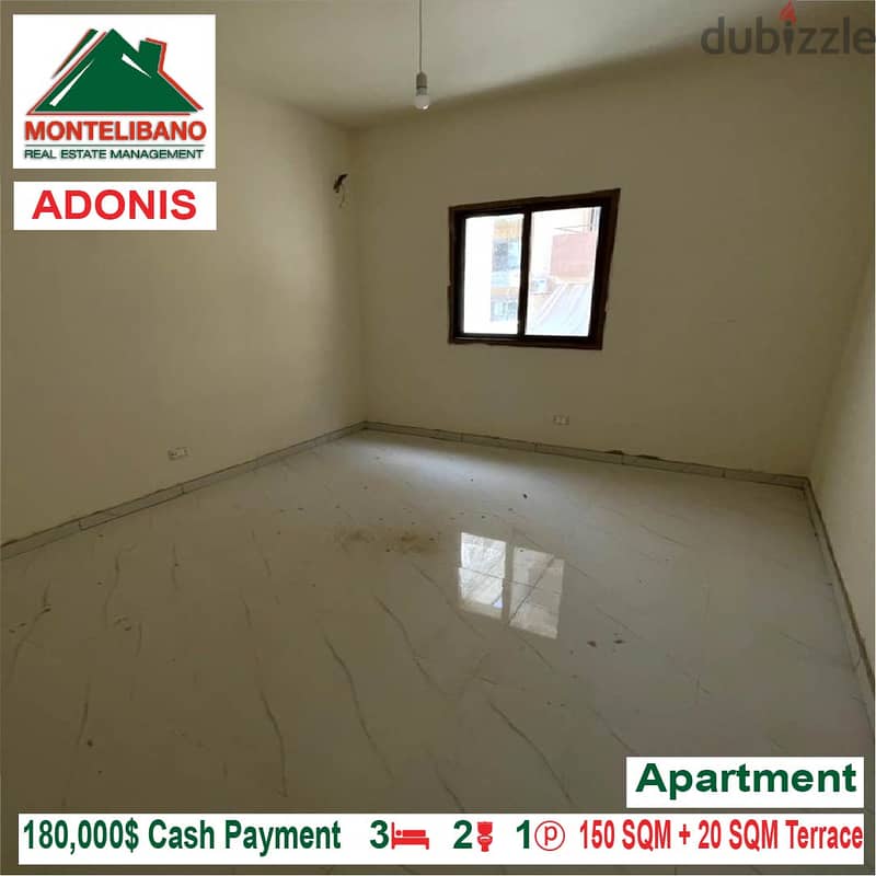 180,000$ Cash Payment!! Apartment for sale in Adonis!! 1