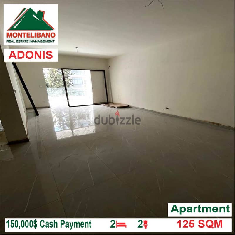 150,000$ Cash Payment!! Apartment for sale in Adonis!! 0